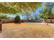 Large backyard with pool and grassy area at 5731 W Aster Dr, Glendale, AZ 85304