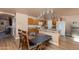Kitchen with island, stainless steel appliances, and wood cabinets at 5731 W Aster Dr, Glendale, AZ 85304