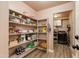 Well-organized pantry with ample shelving at 5731 W Aster Dr, Glendale, AZ 85304