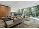 Spacious community room with comfortable seating and kitchen at 7120 E Kierland Blvd # 218, Scottsdale, AZ 85254