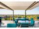 Community patio with seating and expansive city views at 7120 E Kierland Blvd # 218, Scottsdale, AZ 85254