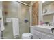 Clean bathroom with a large shower and updated vanity at 7750 E Broadway Rd # 156, Mesa, AZ 85208