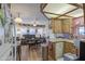 Open floor plan seamlessly connects the kitchen and living room at 7750 E Broadway Rd # 156, Mesa, AZ 85208