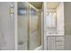 Clean bathroom with shower/tub combo and vanity at 7750 E Broadway Rd # 495, Mesa, AZ 85208