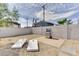 Spacious backyard with built-in grill and cornhole at 1209 E Marigold Ln, Tempe, AZ 85288