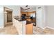 Modern kitchen features stainless steel appliances and granite countertops at 18487 N 111Th Dr, Surprise, AZ 85378