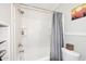 Bathroom featuring a shower and tub combination, and modern fixtures at 1905 W 2Nd St, Mesa, AZ 85201