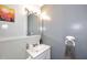 Bathroom featuring a single sink vanity, and modern fixtures at 1905 W 2Nd St, Mesa, AZ 85201