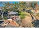 Backyard features a gazebo and fire pit area at 19530 E Via Del Oro --, Queen Creek, AZ 85142