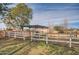 White-fenced corral area with covered shelter at 19530 E Via Del Oro --, Queen Creek, AZ 85142