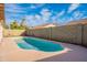 Cool blue pool with a beautiful patio area and privacy walls great for sunny relaxation at 2217 E Devon Ct, Gilbert, AZ 85296