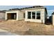 Unfinished home exterior, showing framing and exterior walls at 22708 E Lords Way, Queen Creek, AZ 85142