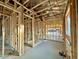 New home interior framing, plumbing, and electrical visible at 22708 E Lords Way, Queen Creek, AZ 85142