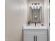 Modern powder room with updated vanity at 25802 N Hackberry Dr, Phoenix, AZ 85083