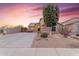 Beautiful home exterior at sunset at 25802 N Hackberry Dr, Phoenix, AZ 85083