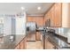 Modern kitchen with stainless steel appliances and granite countertops at 2981 E Nighthawk Way, Phoenix, AZ 85048