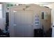 Outdoor storage shed with a horseshoe and various signs at 4220 E Main St # F-45, Mesa, AZ 85205