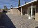 Spacious back patio with tile flooring and mountain views at 469 W Newmont St, Superior, AZ 85173