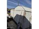 Two metal storage sheds in backyard at 469 W Newmont St, Superior, AZ 85173