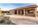 Relaxing backyard patio with covered seating area and views of the surrounding area at 4914 W Comanche Dr, Eloy, AZ 85131