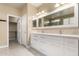 Modern bathroom with double vanity and tiled flooring at 4914 W Comanche Dr, Eloy, AZ 85131