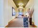 Spa hallway with seating area and massage zone sign at 4914 W Comanche Dr, Eloy, AZ 85131