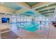 Resort-style indoor pool with comfortable seating at 4914 W Comanche Dr, Eloy, AZ 85131