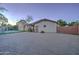 Large paved patio area next to the house and sports court at 6502 N 81St Pl, Scottsdale, AZ 85250