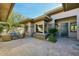 Private courtyard with seating area and stone flooring at 7257 E Visao Dr, Scottsdale, AZ 85266