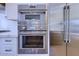 Stainless steel built-in double oven and microwave at 7257 E Visao Dr, Scottsdale, AZ 85266