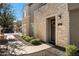 Inviting exterior with stone accents and landscaped walkway at 730 E Zesta Ln # 101, Gilbert, AZ 85297