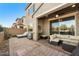 Private backyard patio with comfortable seating and great for entertaining at 730 E Zesta Ln # 101, Gilbert, AZ 85297