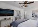 Serene bedroom with mountain view and modern decor at 8235 E Glenrosa Ave, Scottsdale, AZ 85251