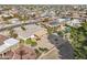 Aerial view of the home, highlighting its position in the neighborhood at 9729 W Pinecrest Dr, Sun City, AZ 85351