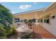 Extended covered patio perfect for outdoor dining at 9729 W Pinecrest Dr, Sun City, AZ 85351