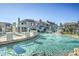Community water feature with fountain and landscaping at 10115 E Mountain View Rd # 2022, Scottsdale, AZ 85258