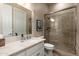 Bathroom with shower, toilet and single vanity at 12159 N 120Th Way, Scottsdale, AZ 85259