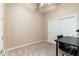 Simple bedroom with a desk and large closet at 12159 N 120Th Way, Scottsdale, AZ 85259