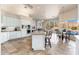 Open concept kitchen with island and breakfast nook at 12159 N 120Th Way, Scottsdale, AZ 85259