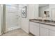 Bathroom with shower stall and double vanity at 1216 S Mullberry St, Florence, AZ 85132
