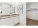 Double vanity bathroom with granite countertops at 1216 S Mullberry St, Florence, AZ 85132