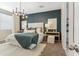 Main bedroom with plush carpet and stylish decor at 1216 S Mullberry St, Florence, AZ 85132