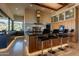 Modern kitchen with an island, stainless steel appliances, and sleek cabinetry at 13412 N 14Th Pl, Phoenix, AZ 85022
