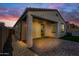 Private backyard with a covered patio and pavers at 13648 W Desert Glen Dr, Sun City West, AZ 85375