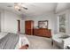 Bedroom with ample closet space and sitting chair at 16244 W Cheery Lynn Rd, Goodyear, AZ 85395