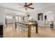 Bright, open dining room boasts a large table and easy access to other living spaces at 1815 N 74Th St, Scottsdale, AZ 85257