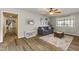 Living room features hardwood floors and neutral decor at 1848 E Mallory St, Mesa, AZ 85203