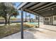 Covered patio overlooking the pool and backyard at 1965 E Laguna Dr, Tempe, AZ 85282