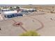 Aerial view showcasing home's location in community at 212 E Nebraska St, Florence, AZ 85132