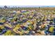 Wide aerial view showing the property's location in a residential neighborhood at 2501 N Edgemere St, Phoenix, AZ 85006